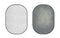 Kate Double-face Mur de briques Blanc/Abstrait Gris Couleurs froides Toile de fond Pliable 5x6.5pi(1.5x2m) - Kate Backdrop FR