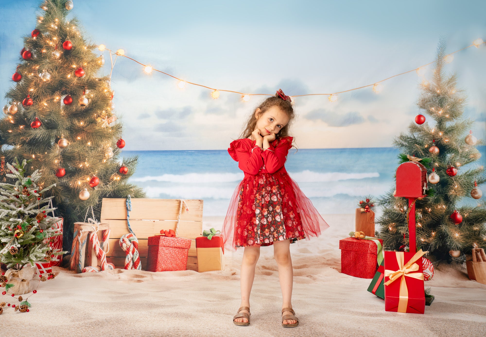 Kate Noël Plage Mer Cadeaux Toile de fond Conçu par Chain Photographie - Kate Backdrop FR