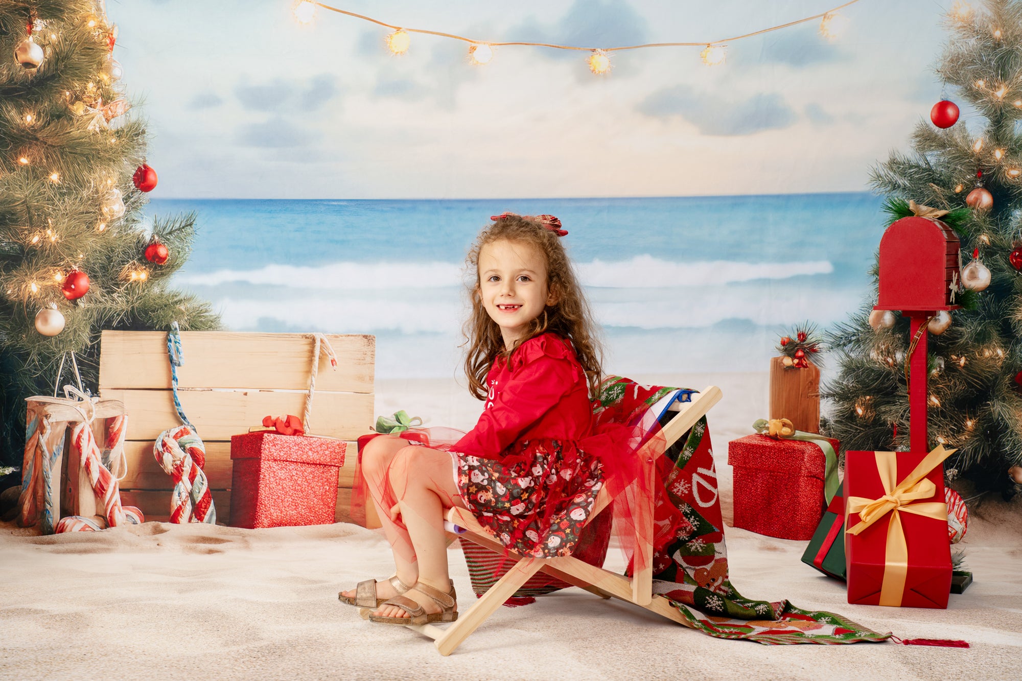 Kate Noël Plage Mer Cadeaux Toile de fond Conçu par Chain Photographie - Kate Backdrop FR