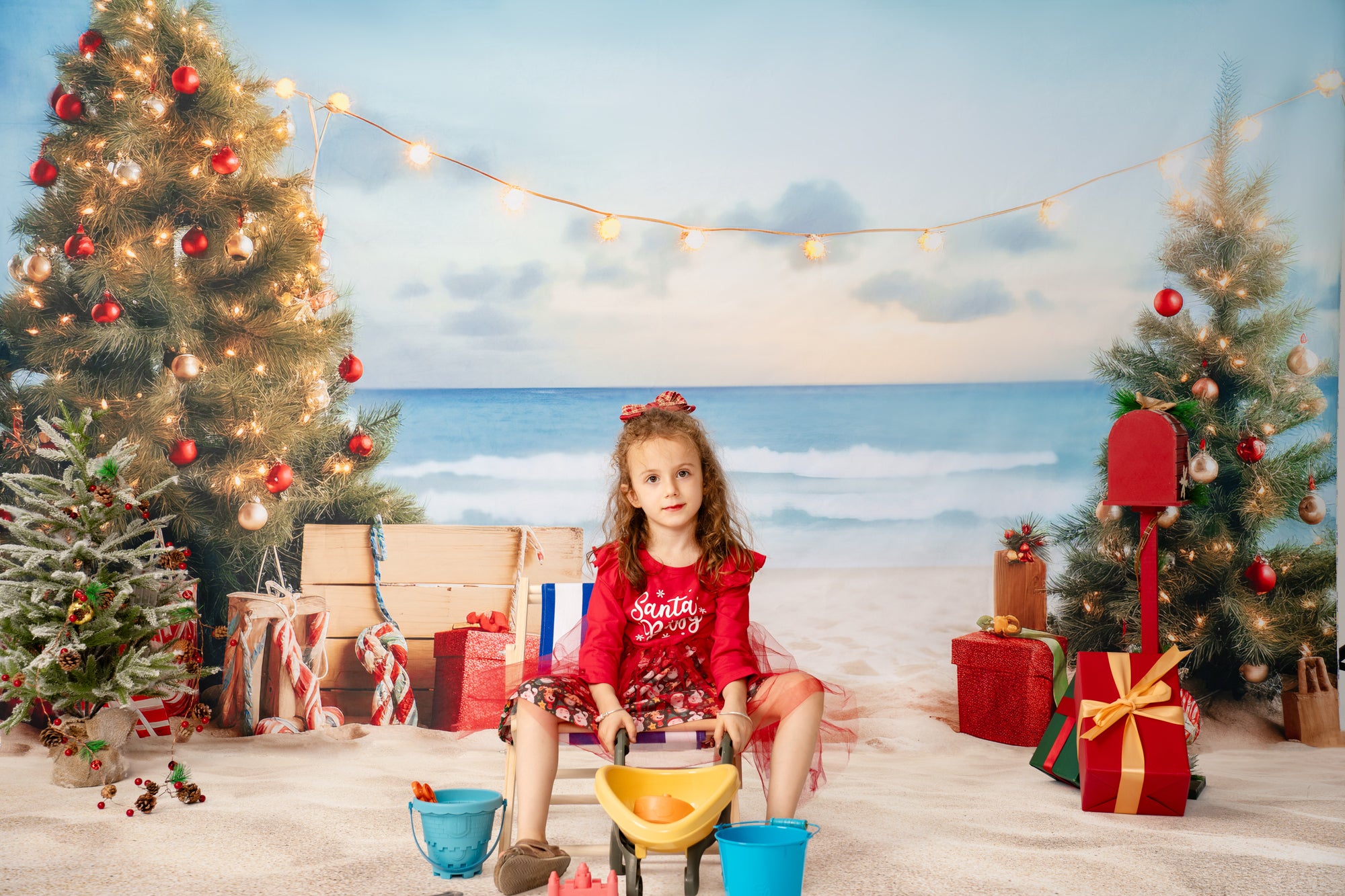 Kate Noël Plage Mer Cadeaux Toile de fond Conçu par Chain Photographie - Kate Backdrop FR