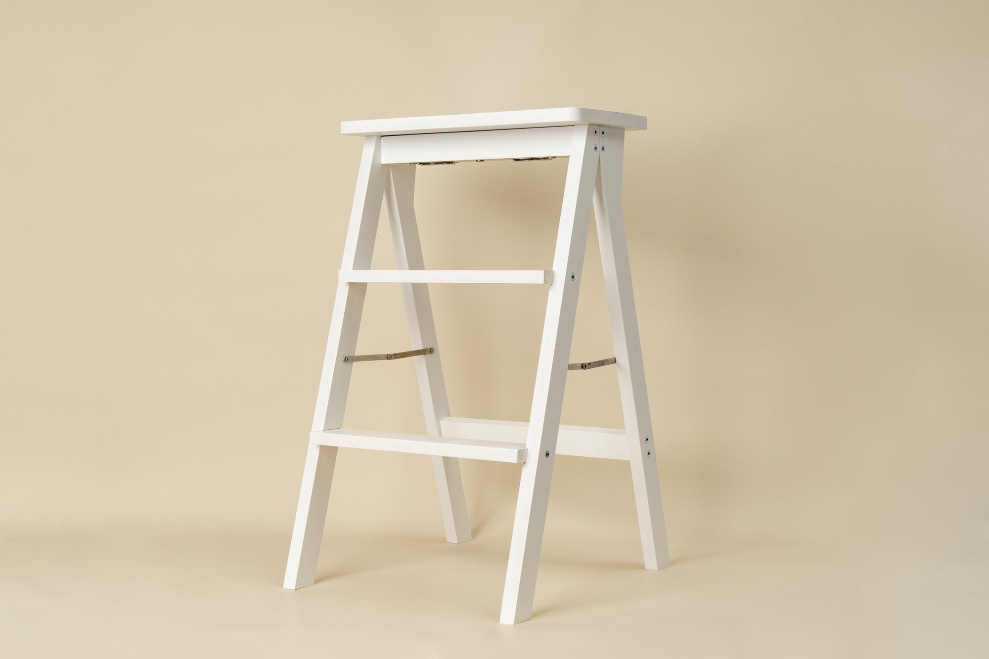 Kate Blanc Échelle en Bois Accessoires de photographie - Kate Backdrop FR