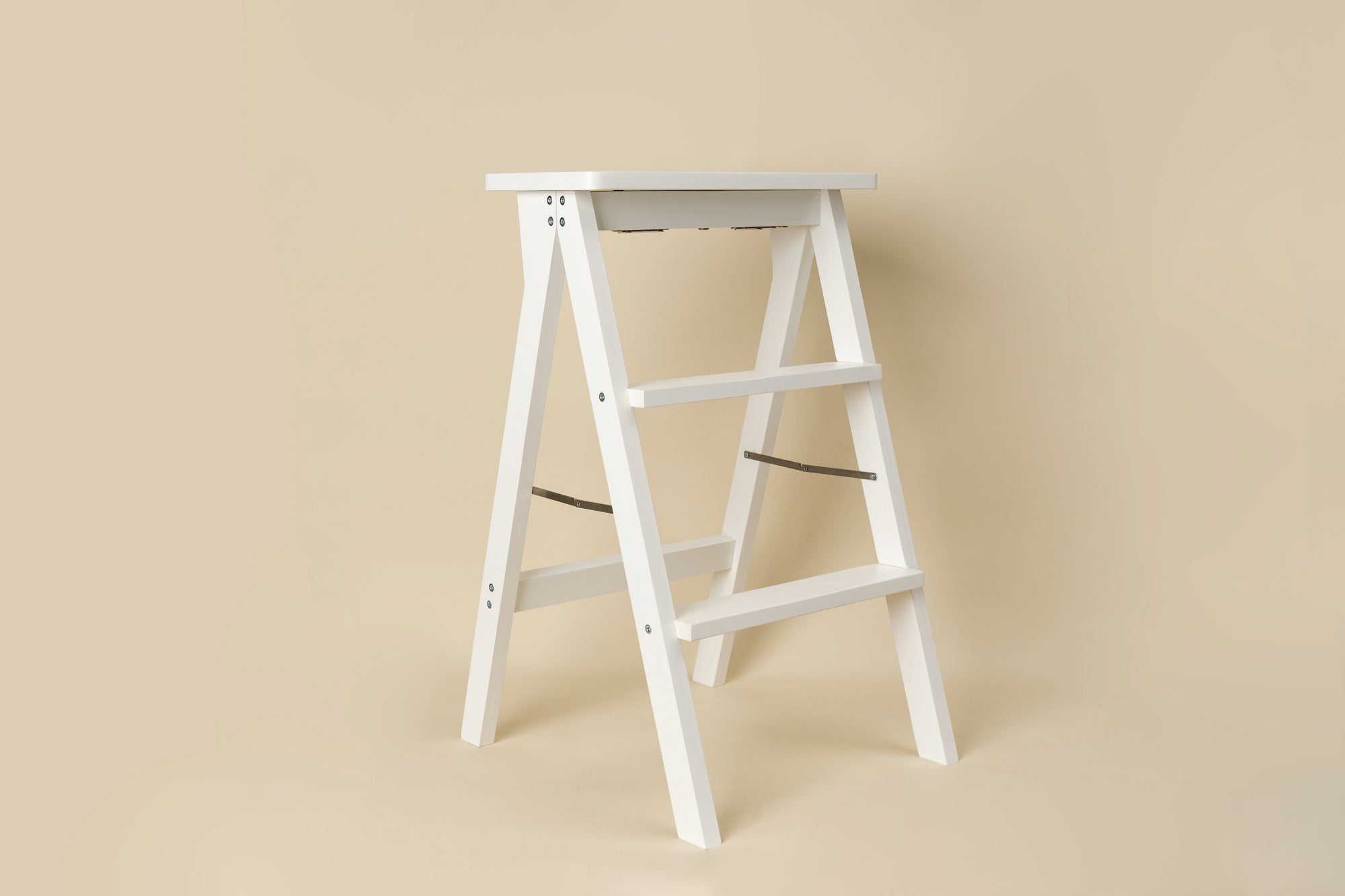 Kate Blanc Échelle en Bois Accessoires de photographie - Kate Backdrop FR