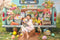 Kate Pâques Camion Printemps Vert Plante Toile de fond+Fleurs Champ Chemin Sol Toile de fond - Kate Backdrop FR