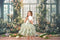 Kate Valentin Printemps Romantique Floral Toile de fond conçue par Mini MakeBelieve - Kate Backdrop FR
