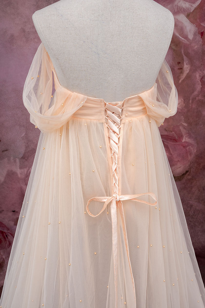 Kate Maille Sans bretelles Longue Robe de Grossesse pour Séance Photo - Kate Backdrop FR