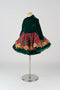 Kate Noël Velours Rouge Vert Robe à carreaux Enfant Pour la Photographie