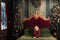 Kate Noël Rouge Brun foncé Fenêtre Tête de lit Ensemble de chambre (8pix8pi&10pix8pi&8pix10pi) - Kate Backdrop FR