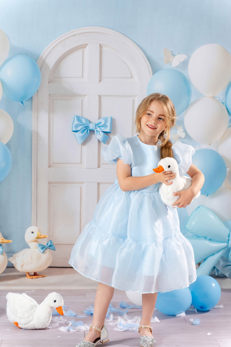 Kate Anniversaire Ballons Porte Canards Toile de fond conçue par Emetselch - Kate Backdrop FR