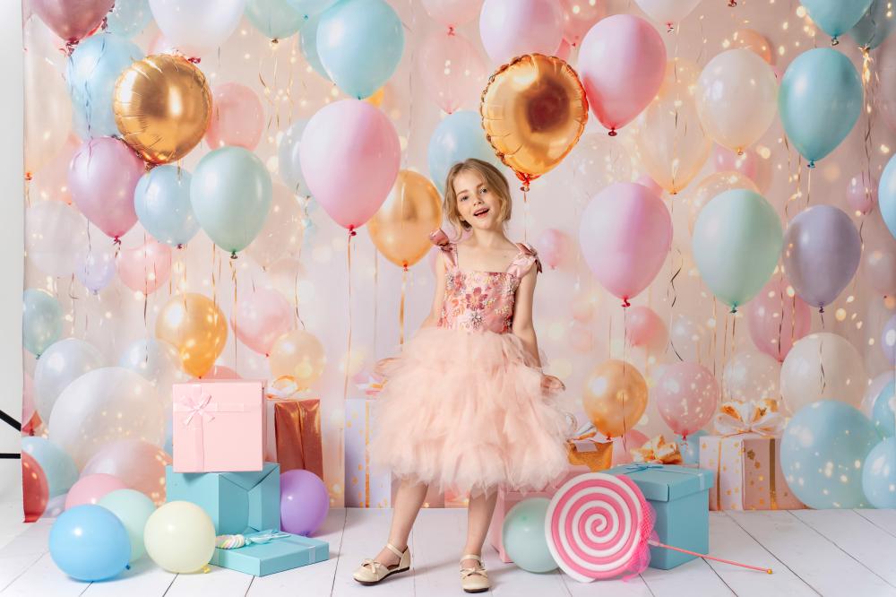 Kate Princesse Rose Floral Robe pour Enfants - Kate Backdrop FR