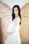 Kate Blanc Aile d'ange Rideaux Toile de fond conçue par Chain Photographie - Kate Backdrop FR