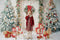 Kate Sapin de Noël Porte Neige Cadeaux Toile de fond conçue par Emetselch