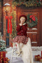 Kate Hiver Noël Lumière Rouge Porte en Bois Kit Photo