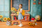 Kate Scolaire Tableau noir Livres Tournesol Kit Photo - Kate Backdrop FR
