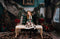 Offres Éclair #2 Kate Noël Rétro Vert Escalier en marbre Toile de fond+Beaux-Arts Sol en marbre Floral Toile de fond - Kate Backdrop FR