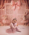 Kate Lapin Rose Ballet Fête Anniversaire Toile de fond conçu par Ashley Paul - Kate Backdrop FR