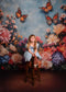 Kate Printemps Fleurs Coloré Papillons Jardin Toile de fond conçue par Emetselch - Kate Backdrop FR