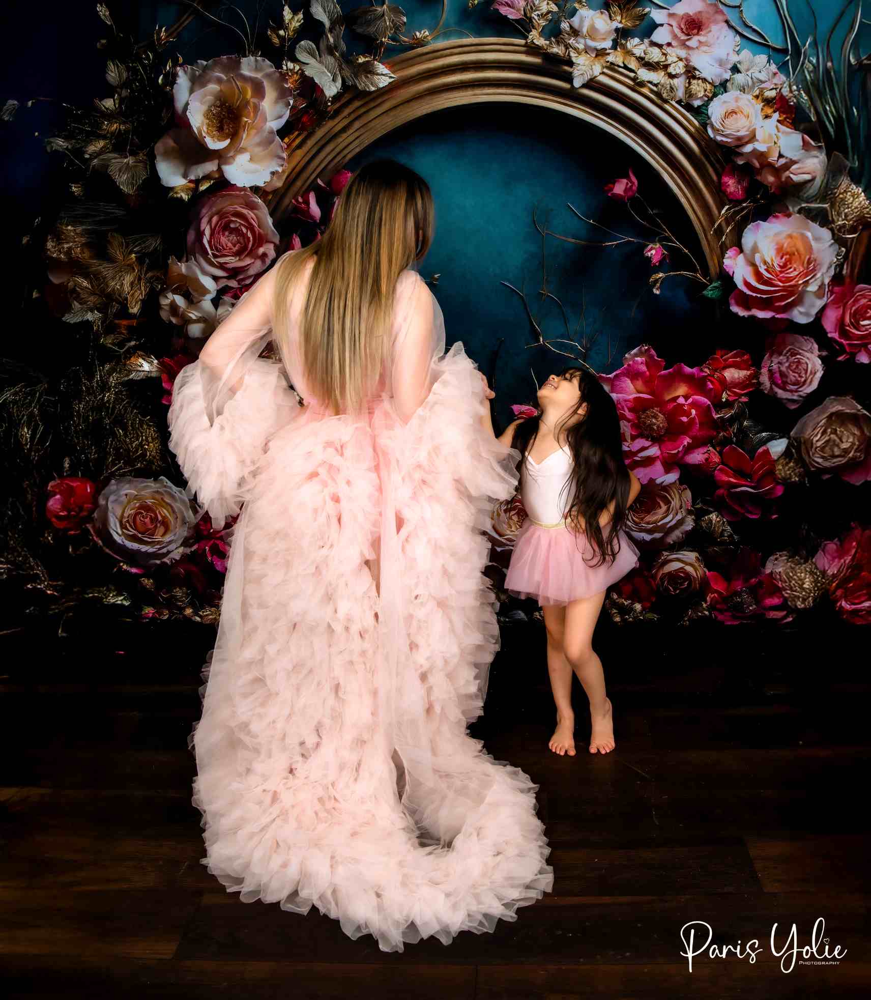 Kate Beaux-Arts Fleurs Rose Rétro Toile de fond conçue par Emetselch - Kate Backdrop FR