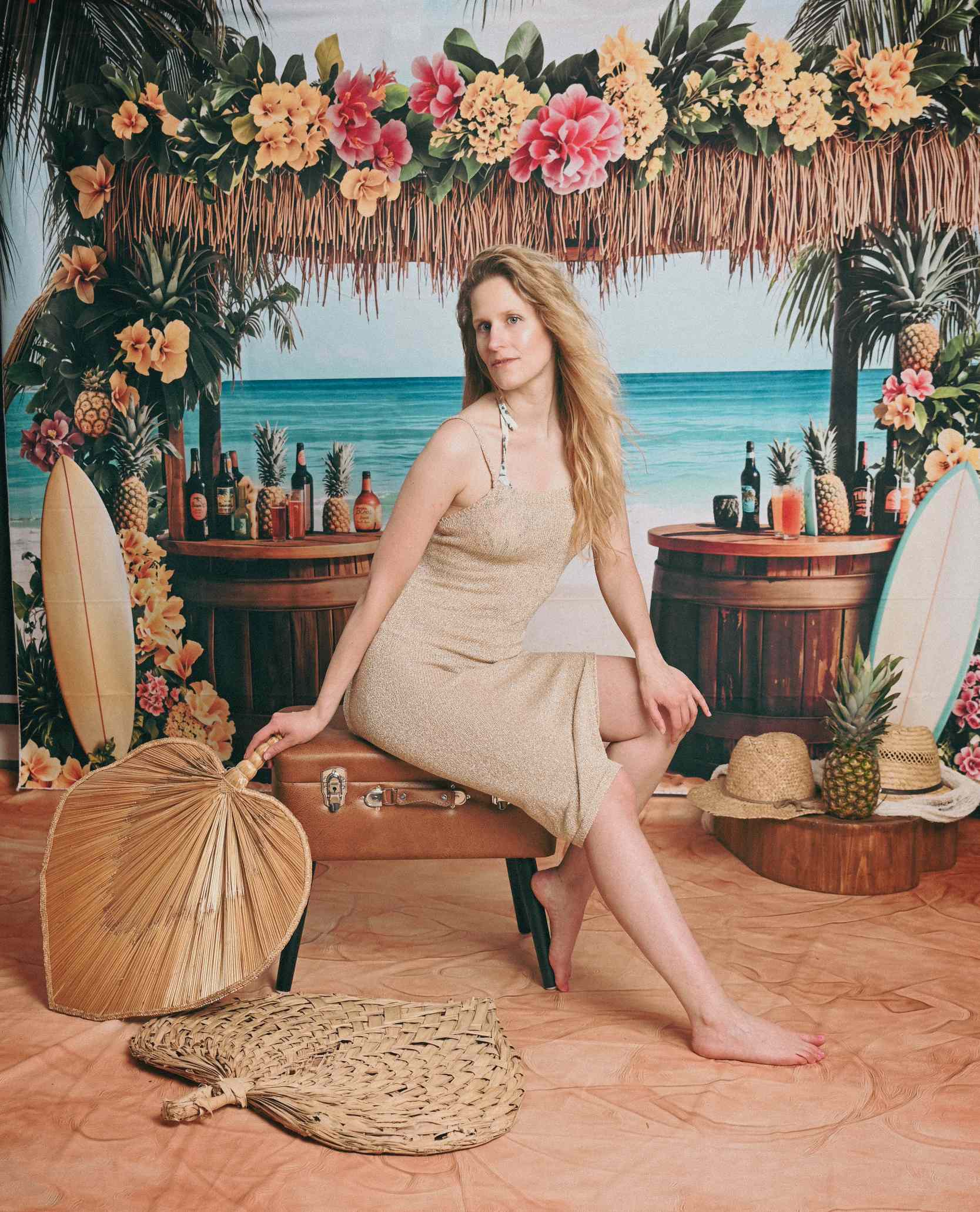 Kate Été Tropical Plage Mer Bar Toile de fond conçue par Emetselch - Kate Backdrop FR