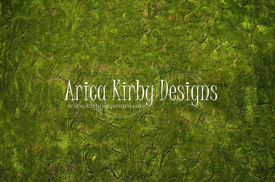 Kate Tapis de sol en caoutchouc Pays des merveilles Herbe Vert conçu par Arica Kirby - Kate Backdrop FR