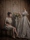 Kate Rétro Mur Vintage Beige Toile de fond conçue par Chain Photographie - Kate Backdrop FR