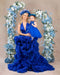 Kate Licou Fendue Maille Dos nu Robe de Grossesse pour Séance Photo - Kate Backdrop FR