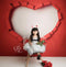 Kate Saint-Valentin Rouge Déchiré Cœur Toile de fond conçu par Melissa King - Kate Backdrop FR
