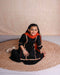 Kate Nouveau-né Tissé naturel Ovale Tapis de sol en Caoutchouc conçue par Mini MakeBelieve - Kate Backdrop FR