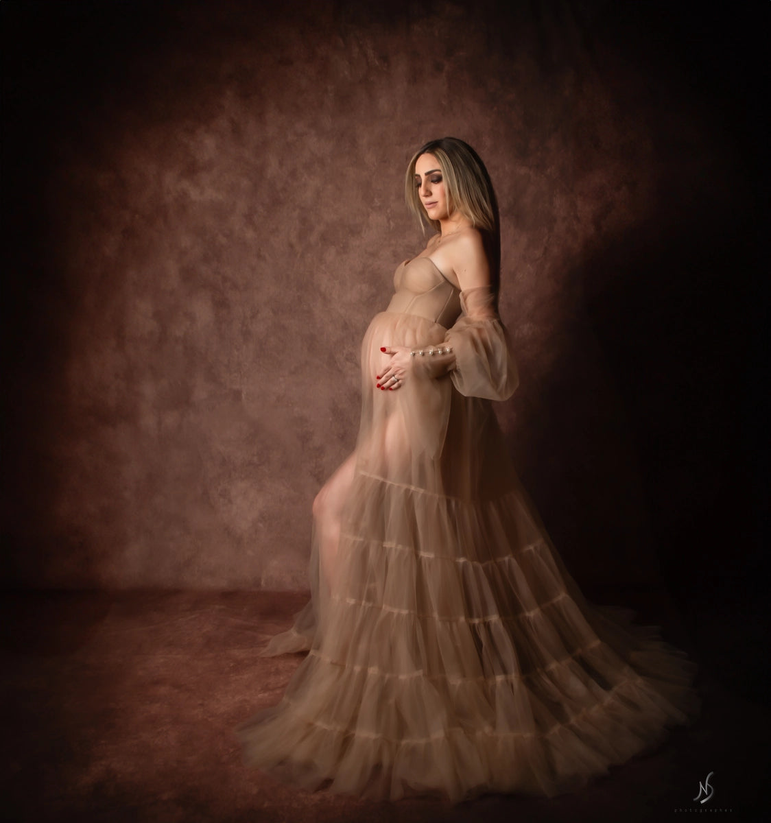 Offres Éclair #4 Kate Sexy Tulle Longue Maternité Robe pour Séance Photo - Kate Backdrop FR