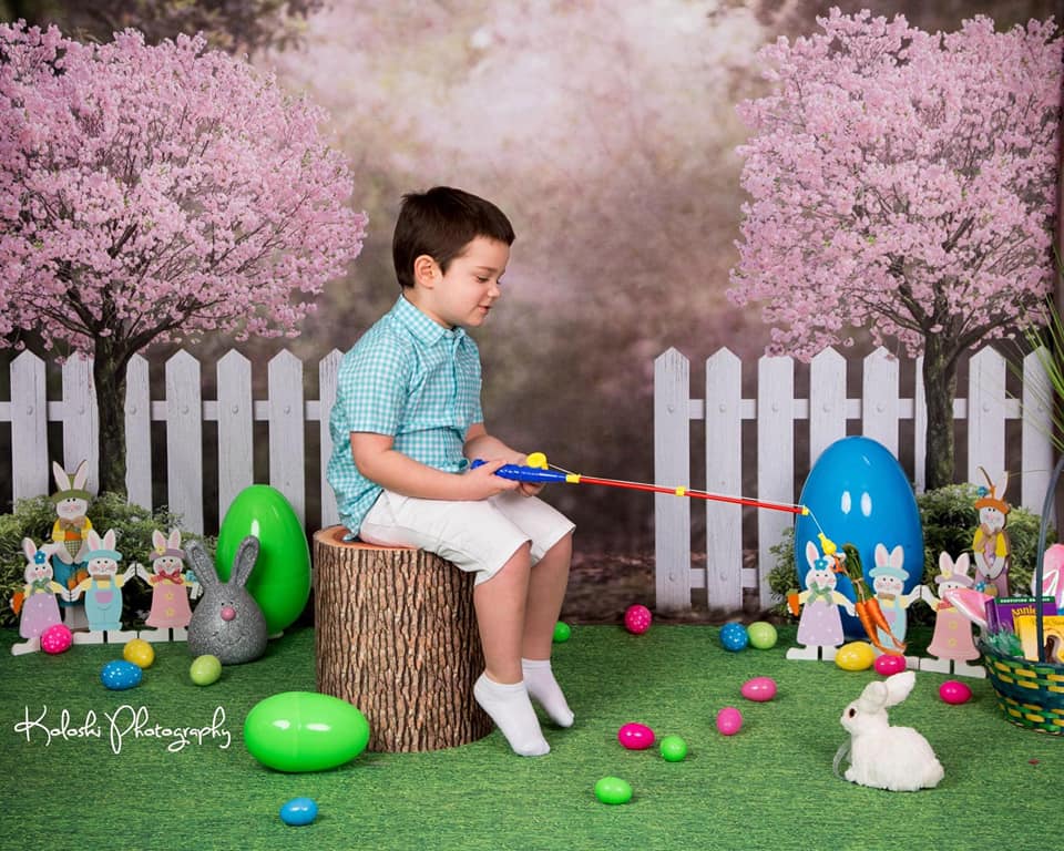 Kate Printemps Jardin Fleurs de cerisier Toile de fond pour la photographie - Kate Backdrop FR
