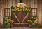 Kate Été Tournesols Porte en bois Toile de fond conçue par Emetselch - Kate Backdrop FR