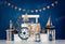 Kate Été Marin Voile Bleu Enfant Toile de fond conçue par Emetselch - Kate Backdrop FR