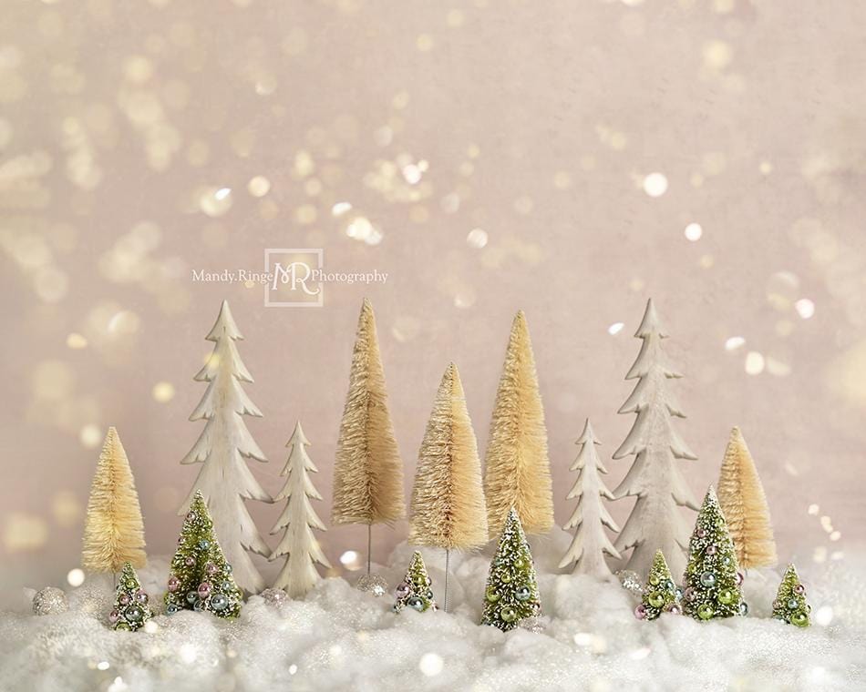Kate Arbres de Noël Élégant Paillettes Toile de fond conçue par Mandy Ringe Photography - Kate Backdrop FR