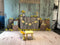 Kate Stand de limonade Bleu Mur en bois Toile de fond conçu par Mandy Ringe - Kate Backdrop FR