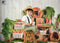 Kate Printemps Pâques Carottes Bois Enfant Toile de fond conçue par Mandy Ringe - Kate Backdrop FR