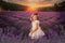 Kate Champ de Lavande Lever de soleil Toile de fond conçue par Mini MakeBelieve - Kate Backdrop FR