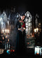 Kate Halloween Église Sombre Bougies Intérieur Toile de fond conçue par Emetselch - Kate Backdrop FR