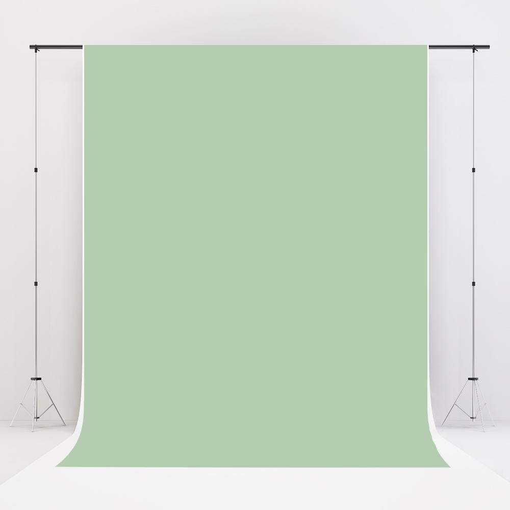 Kate Couleur unie Vert sauge Toile de fond Photographie de portrait - Kate Backdrop FR