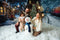 Kate Noël Rue enneigée Nuit Hiver Toile de fond conçue par Emetselch - Kate Backdrop FR