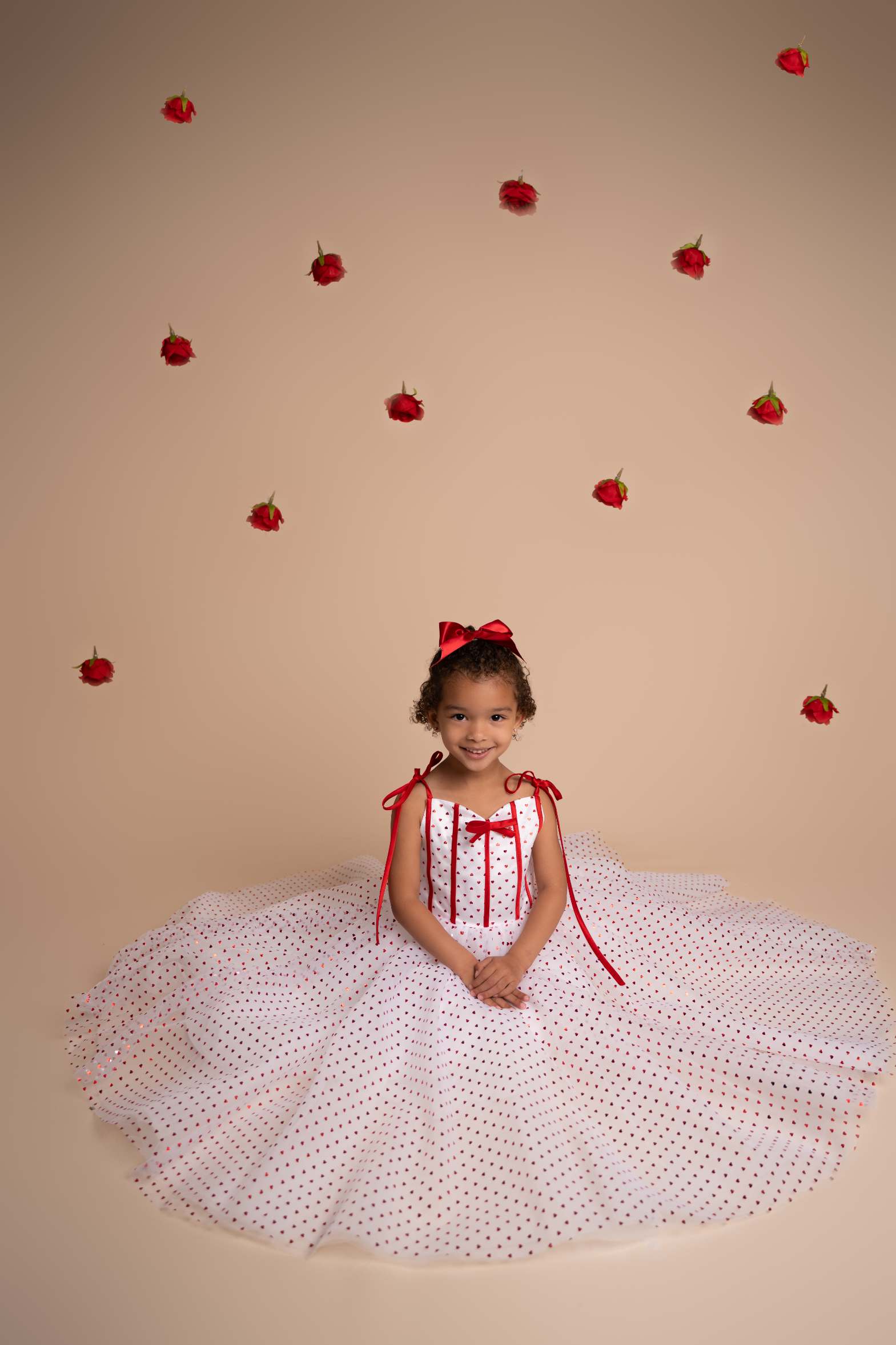 Kate Saint-Valentin Paillettes Robe de soirée Enfant Pour la Photographie - Kate Backdrop FR