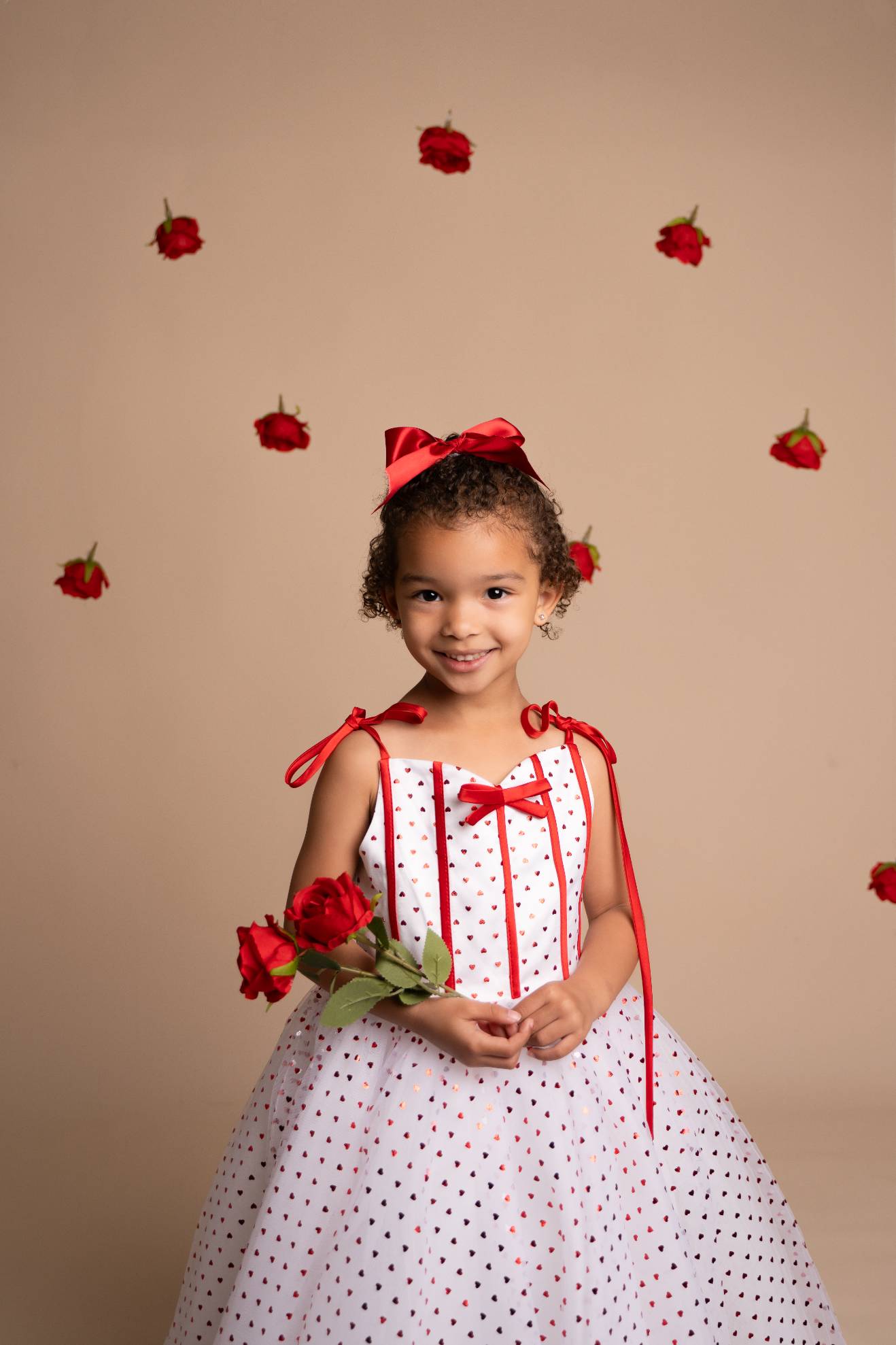 Kate Saint-Valentin Paillettes Robe de soirée Enfant Pour la Photographie - Kate Backdrop FR