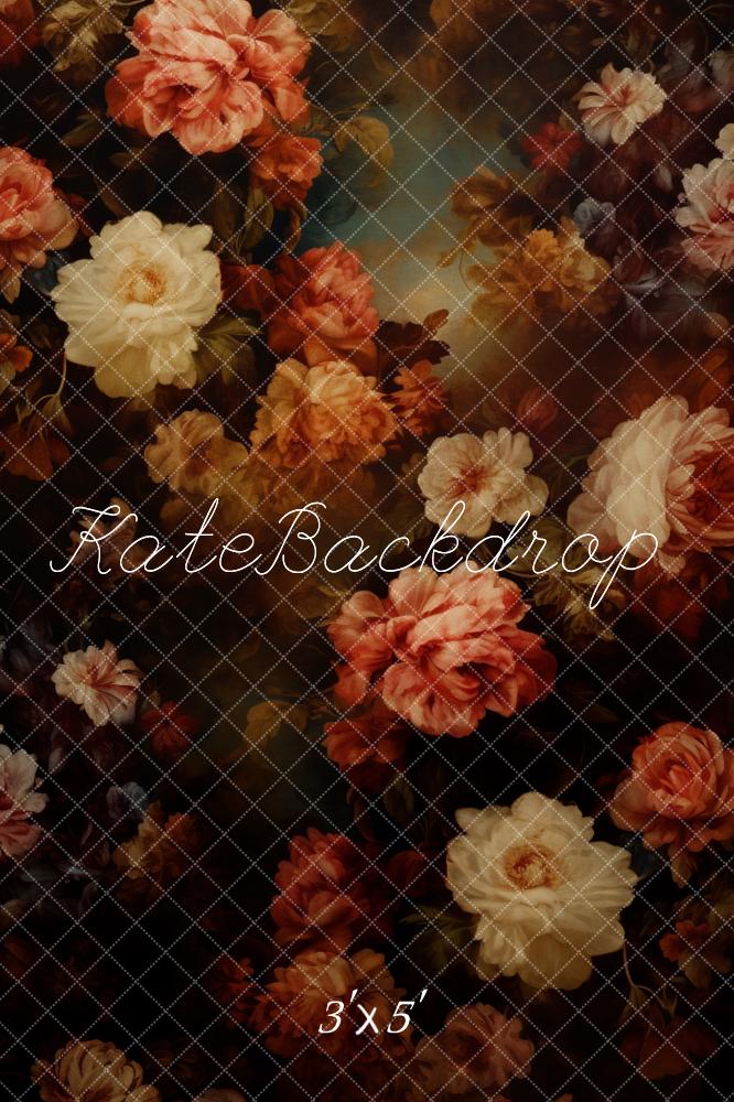 Kate Abstrait Art Fleurs Fête des mères Toile de fond conçue par Chain Photographie - Kate Backdrop FR