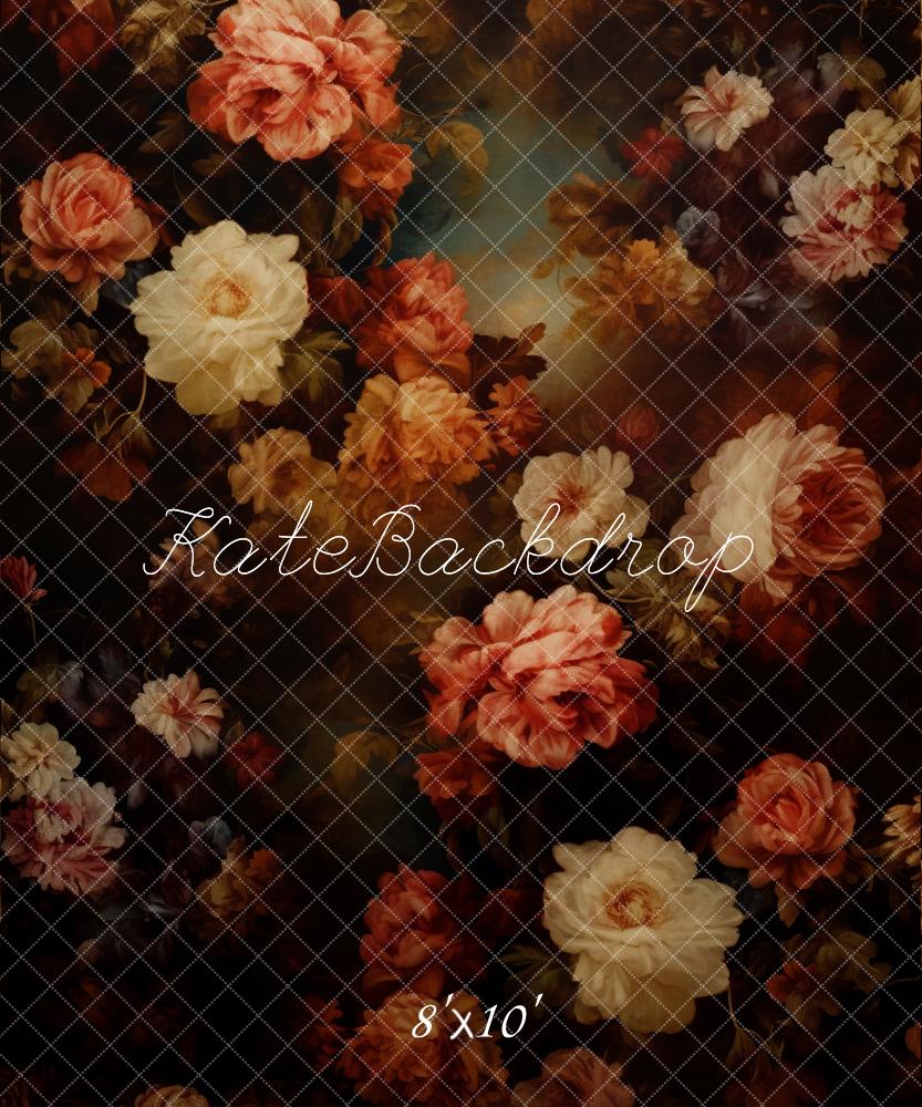 Kate Abstrait Art Fleurs Fête des mères Toile de fond conçue par Chain Photographie - Kate Backdrop FR