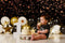 Kate Enfants Bokeh Étoiles Doré Noir Toile de fond conçu par Jerry sina - Kate Backdrop FR