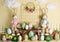 Kate Pâques Lapin Oeuf Jardin Toile de fond conçue par Mandy Ringe - Kate Backdrop FR