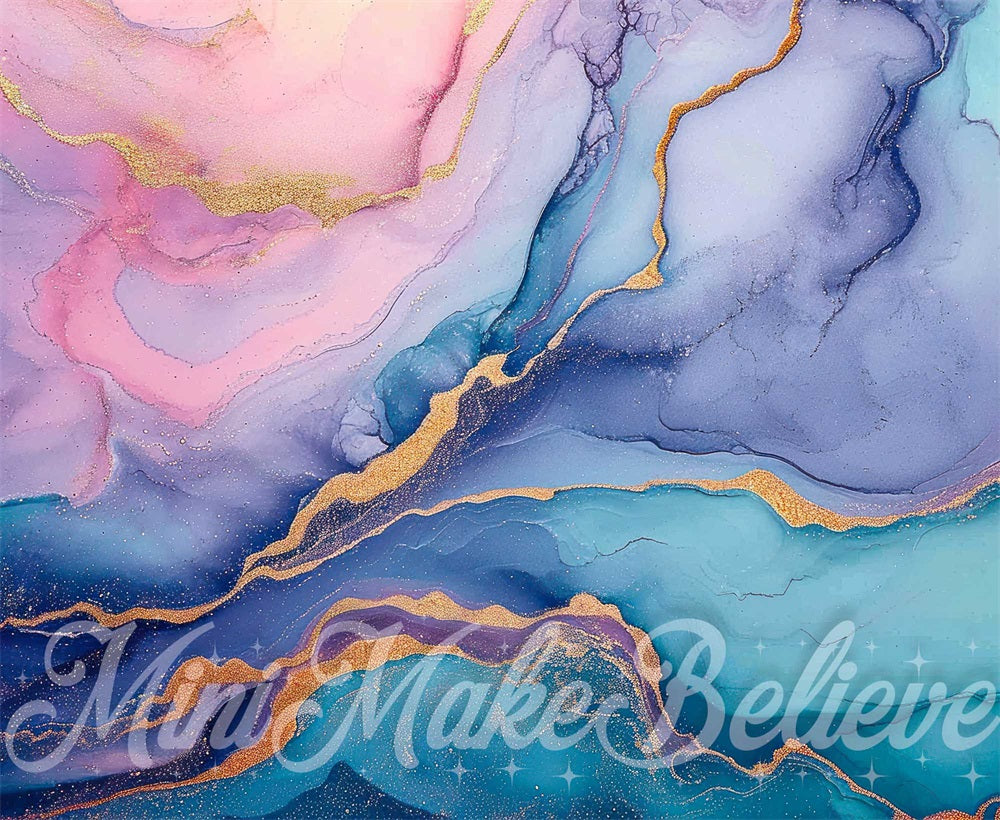 Kate Pastel Mur de Marbre Toile de fond conçue par Mini MakeBelieve