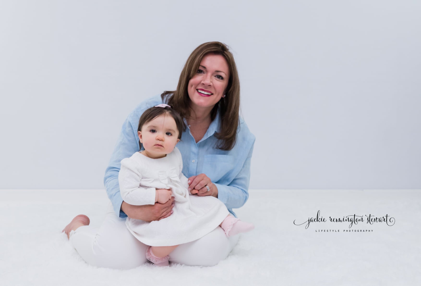 Kate Couleur unie Blanc Toile de fond Photographie de portrait