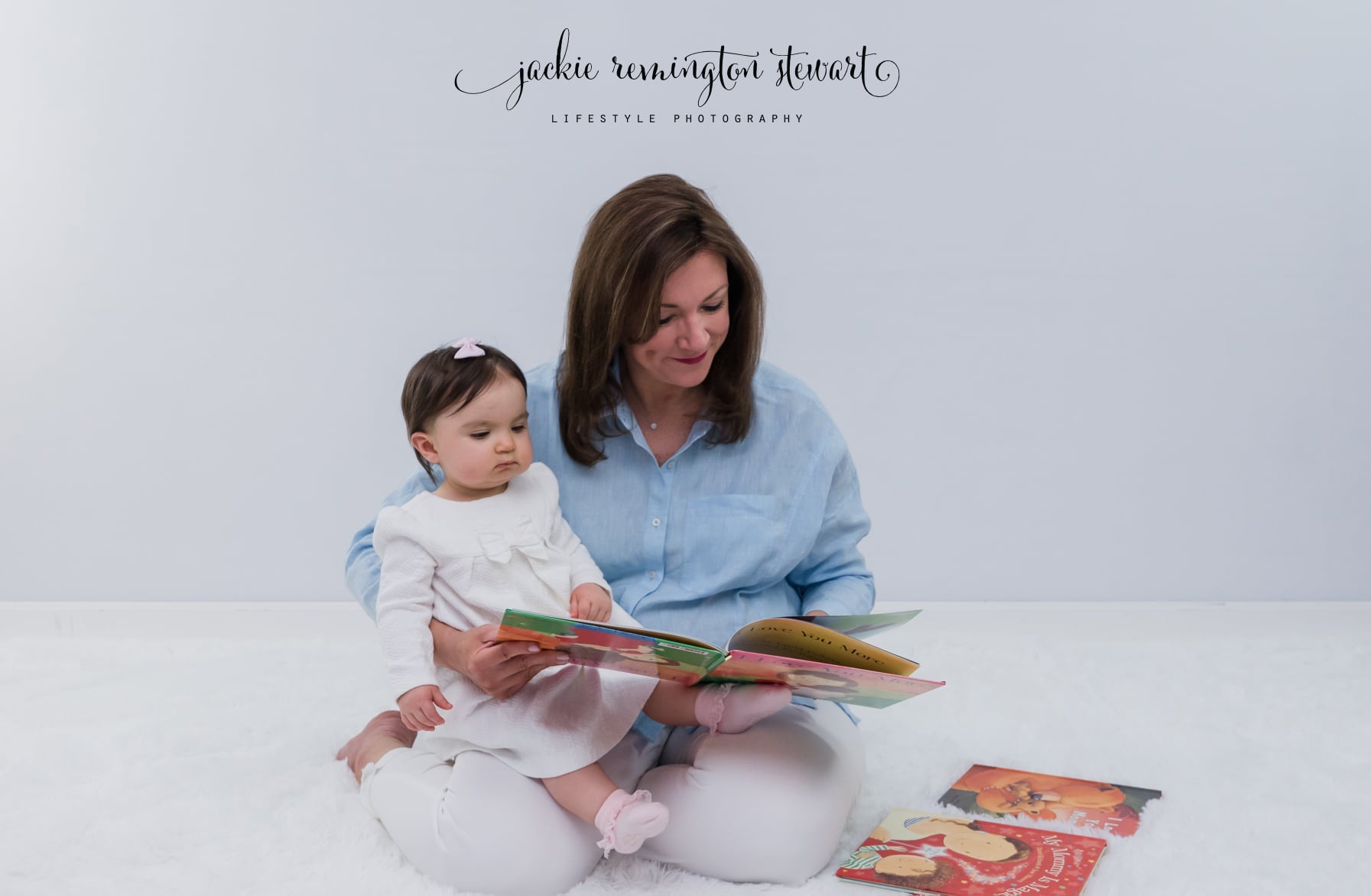 Kate Couleur unie Blanc Toile de fond Photographie de portrait