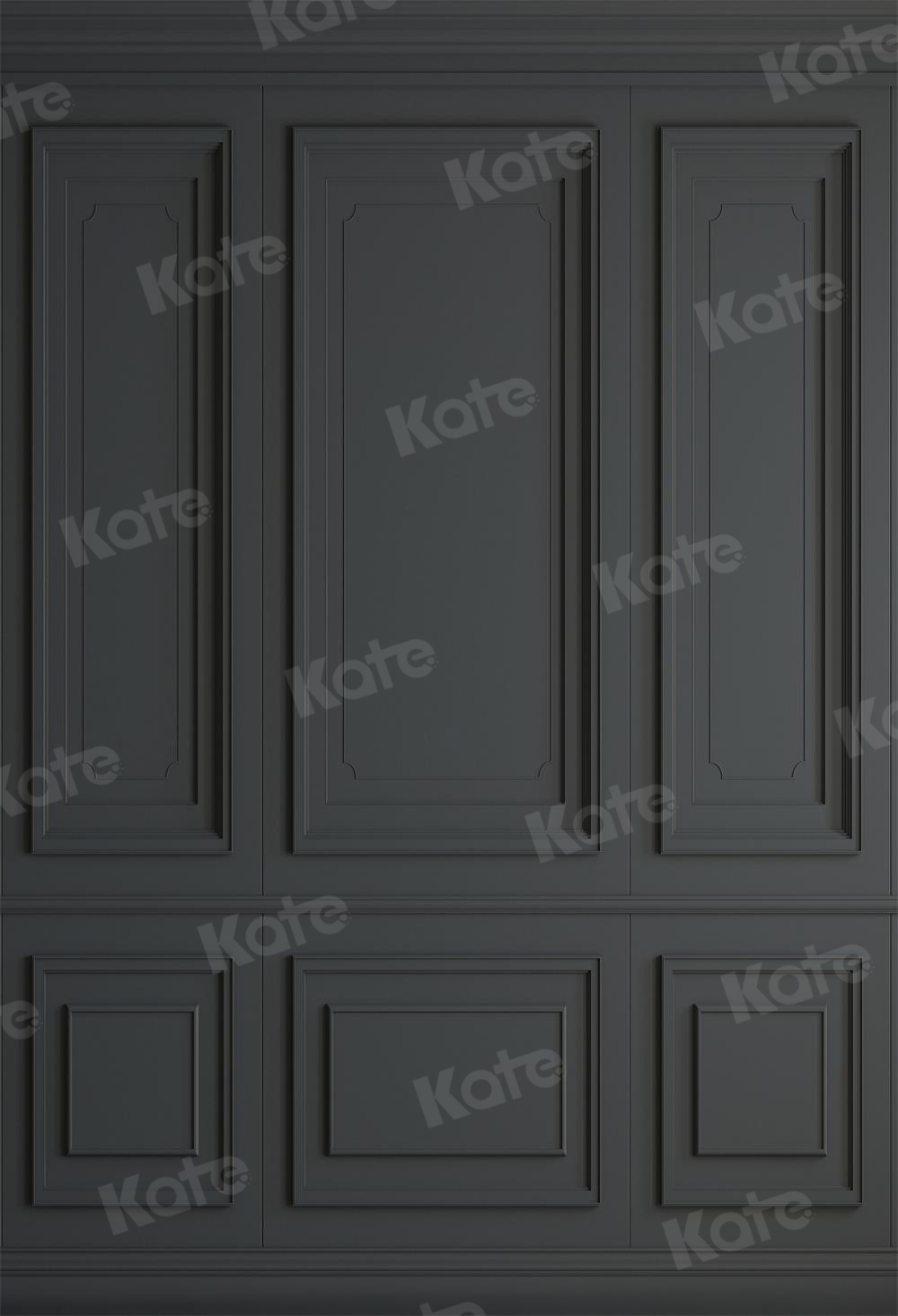 Kate Gris Noir Mur Vintage Toile de fond en Laine pour la photographie