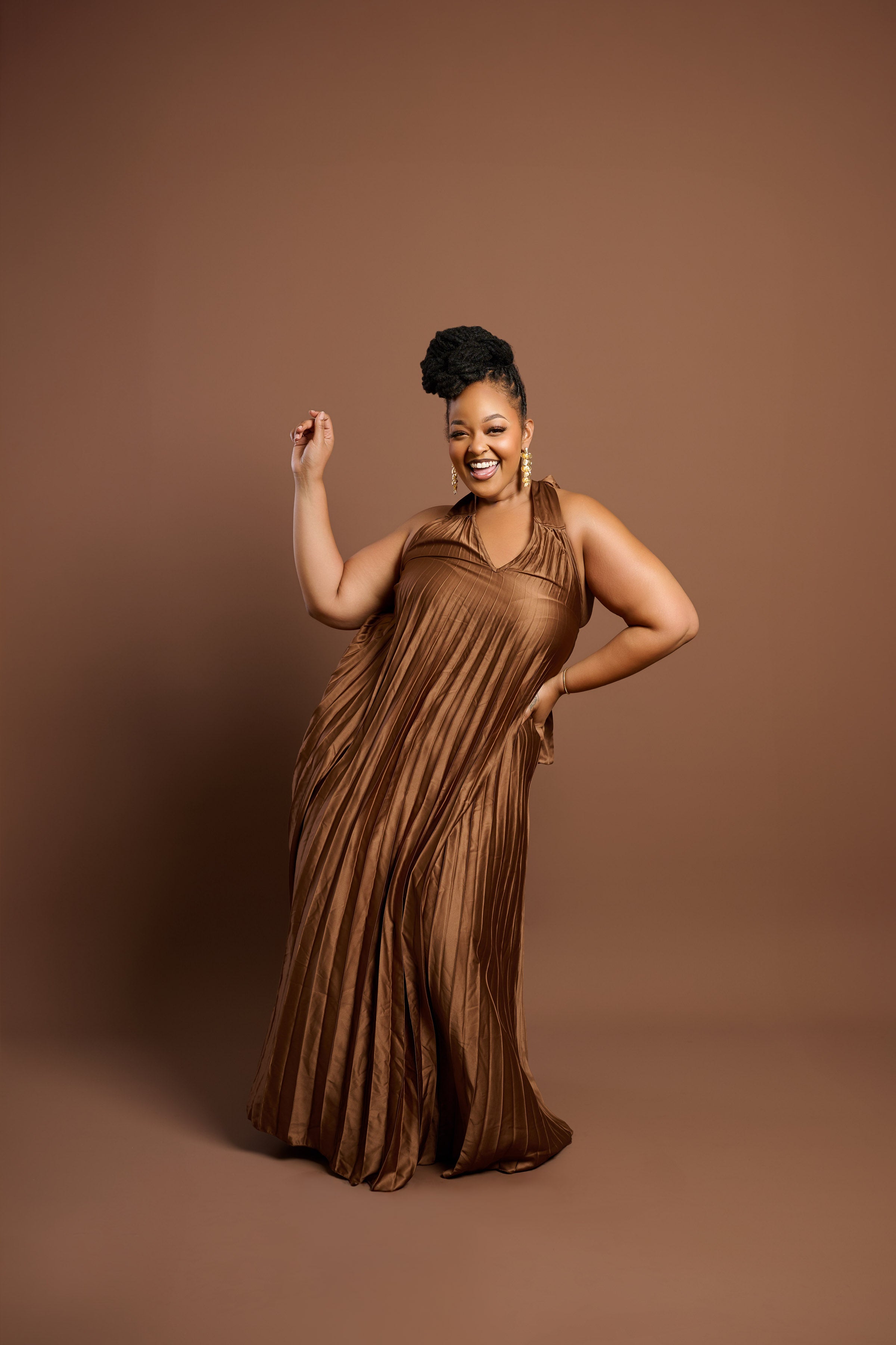 Kate Brun Cacao Fond de Papier Sans Couture pour la photographie - Kate Backdrop FR