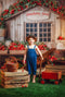 Kate Ferme de Fraises Maison en Bois Toile de fond conçue par Emetselch - Kate Backdrop FR
